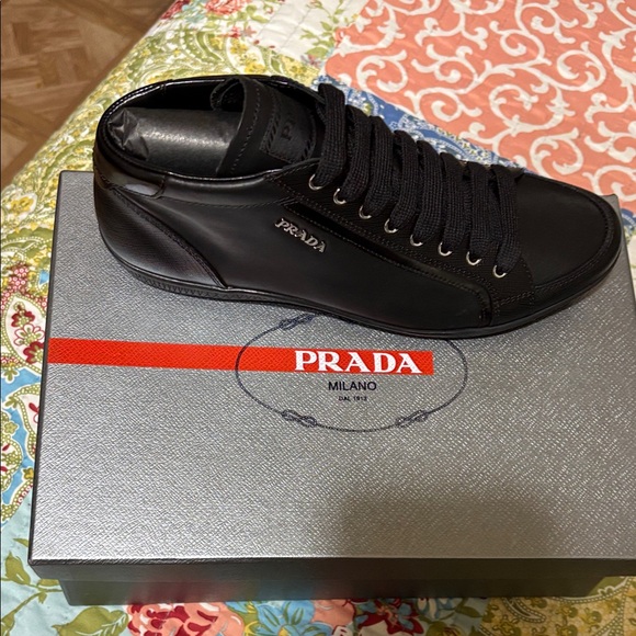 Prada Men's Black Sneakers - Picture 1 of 4